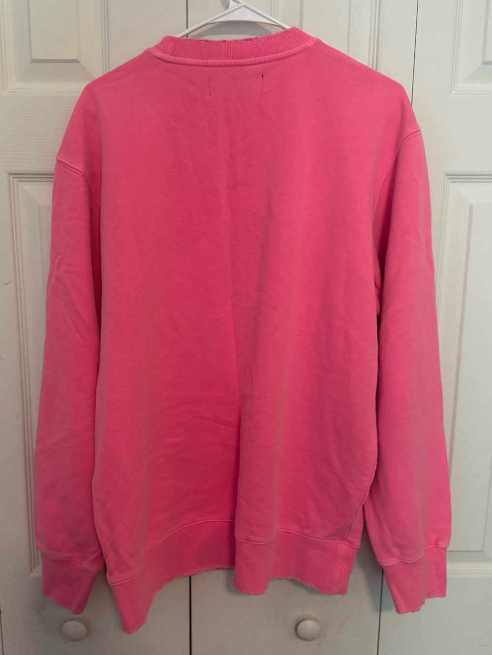 Free People X Sandrine Rose Pink Crewneck Sweatshirt, Large 100% cotton - Picture 2 of 4